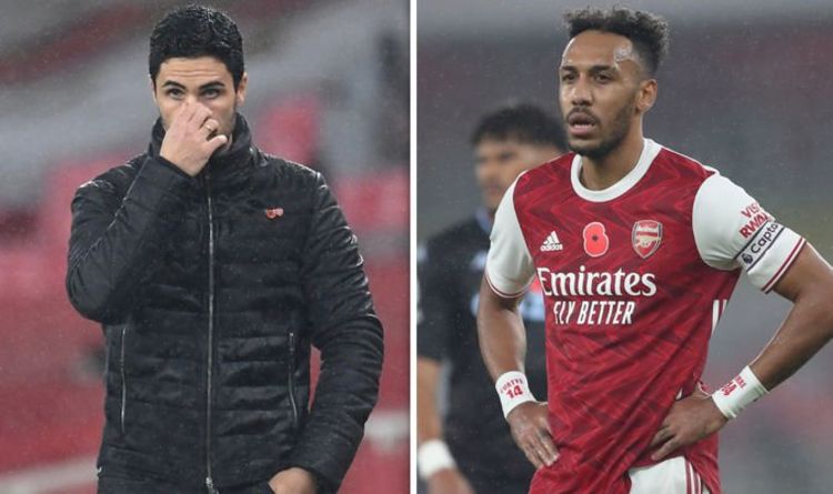 Arsenal boss Mikel Arteta has a reason for not playing Pierre-Emerick Aubameyang centrally