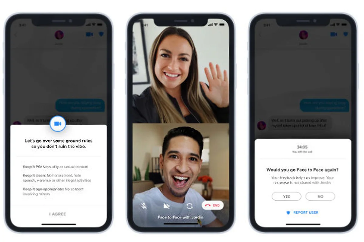Tinder Expands Its In-App Face-to-Face Video Chat Feature Globally