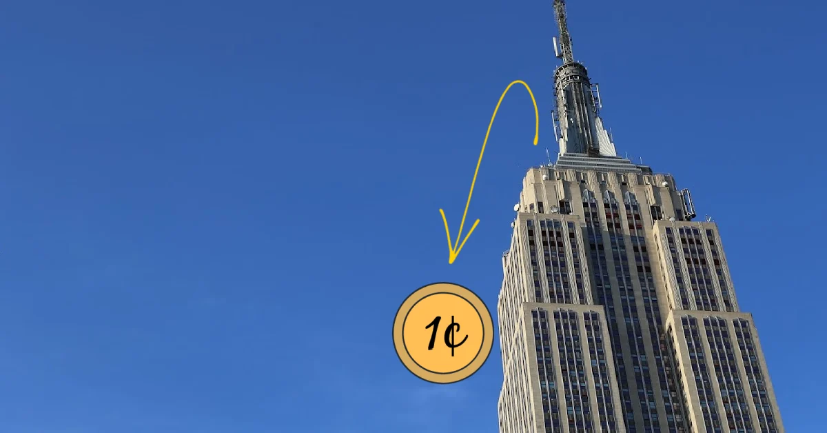 What Really Happens If You Drop A Penny From The Top Of The Empire State Building? [Video]