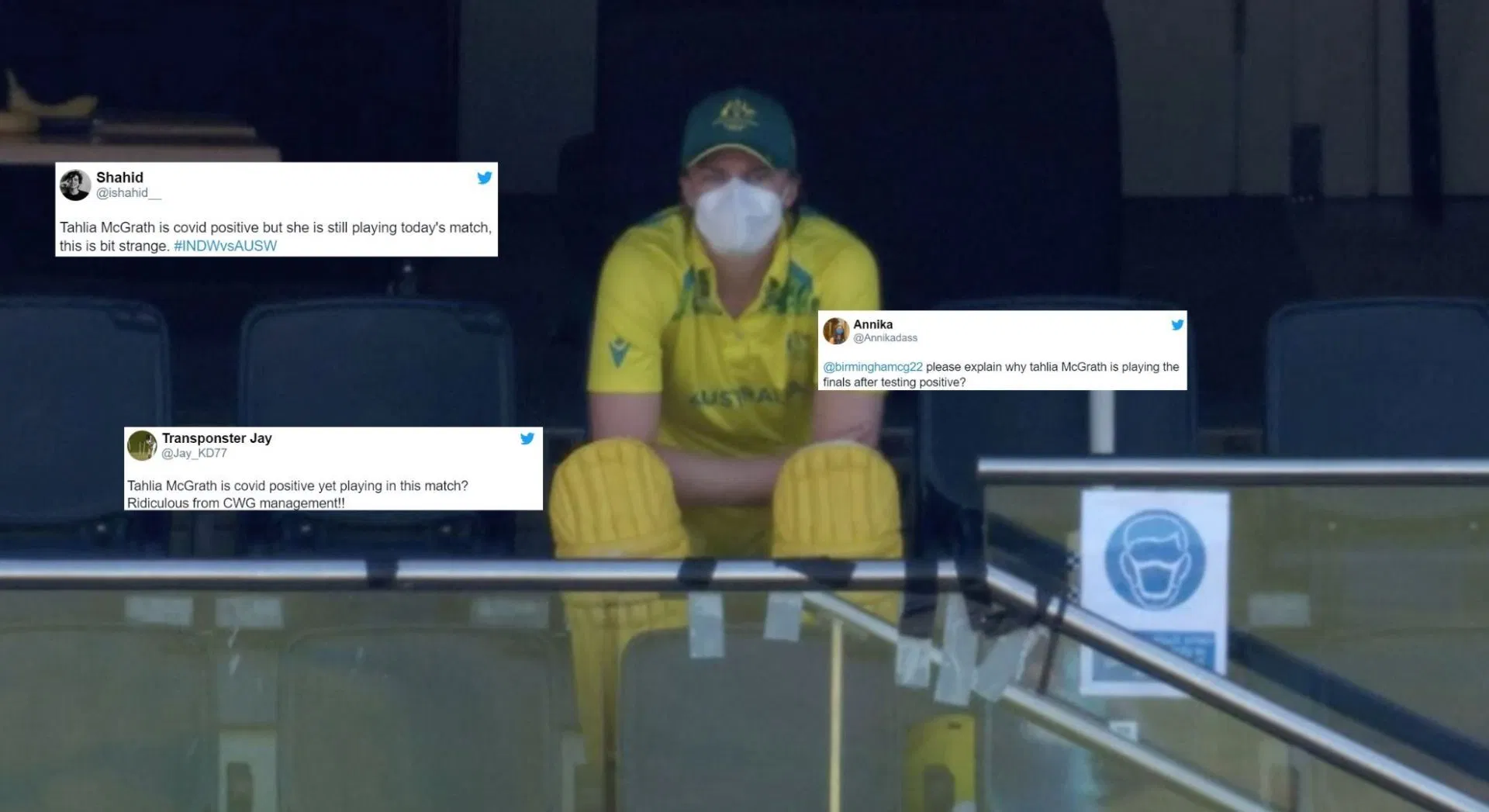 CWG 2022: “Ridiculous”- Twitter erupts as Australia’s COVID-19 positive Tahlia McGrath allowed to play Final a