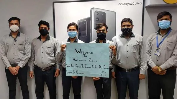 Samsung India begins vaccination of 20,000 customer service staff