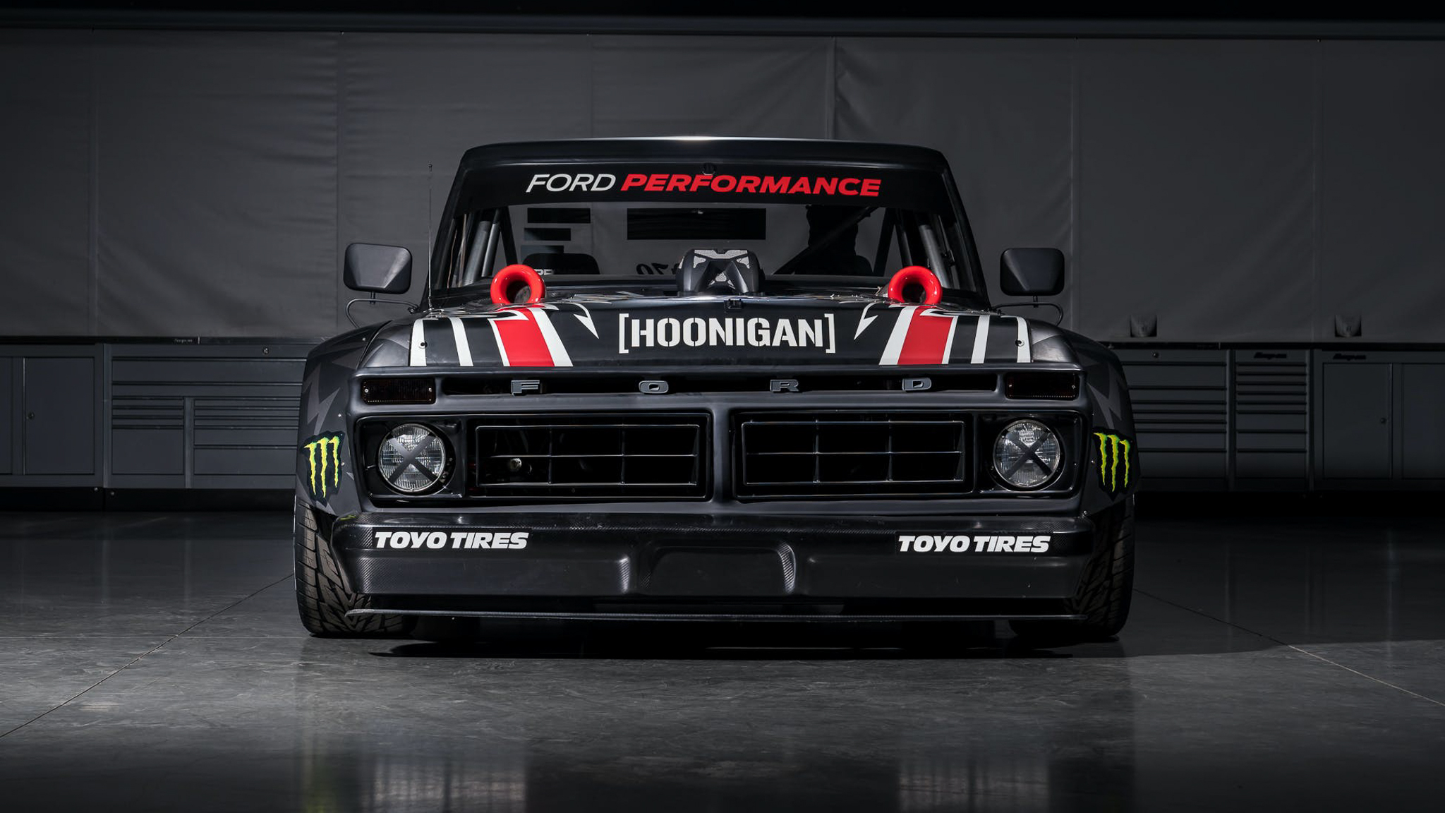 Wanna Buy Ken Block's 914-HP, Ford GT-Engined 1977 F-150 Hoonitruck?
