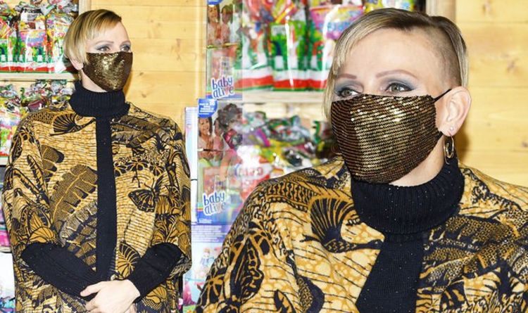 Princess Charlene of Monaco shows off dramatic new half-shaved hair at Christmas event