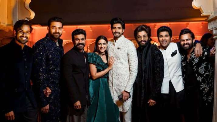 Niharika Konidela, Chaitanya JV's sangeet: Fun-filled night with Allu Arjun, Varun Tej, Ram Charan and others