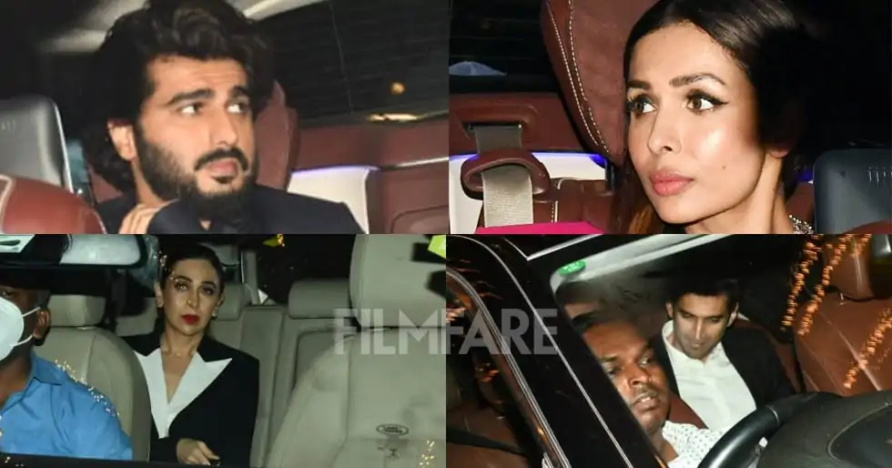 Malaika Arora, Aditya Roy Kapur and others clicked arriving for the Ranbir-Alia post-wedding bash