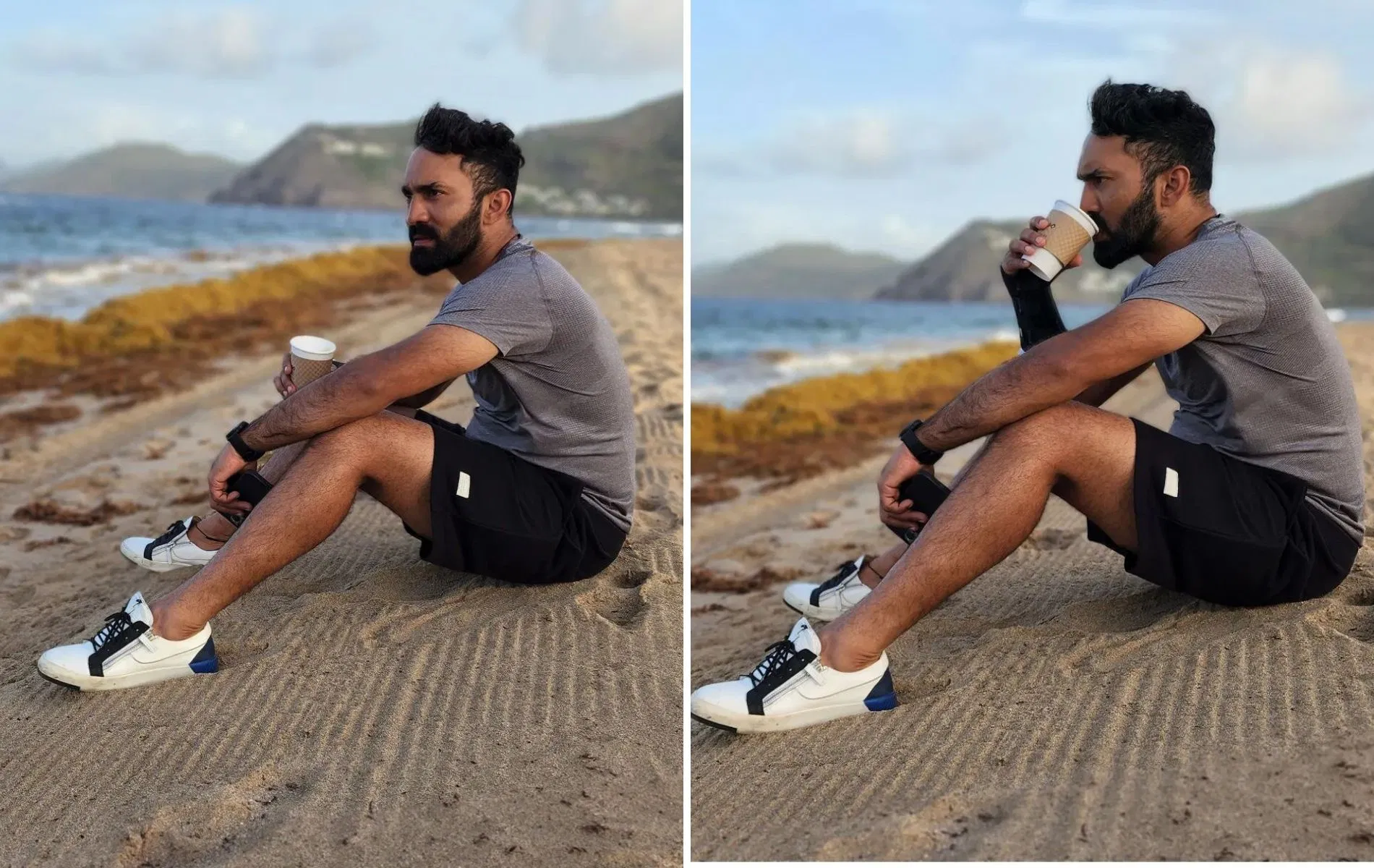 IND vs WI 2022: "No better therapy" - Dinesh Karthik unwinds by sipping coffee by the beach ahead of 2nd T20I
