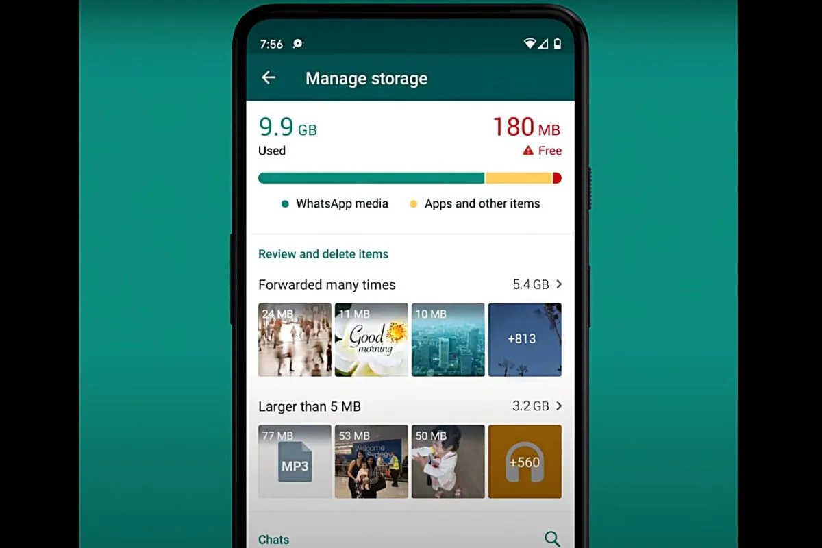 WhatsApp to Roll Out Improved Storage Management Tool to Help Users Clear Up Files Easily