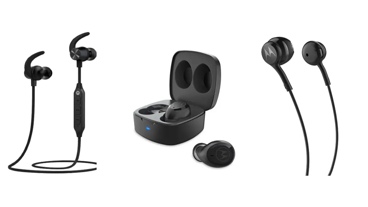 Motorola Launches Verve Buds 100, Rap 105, Loop 105 Earphones in India