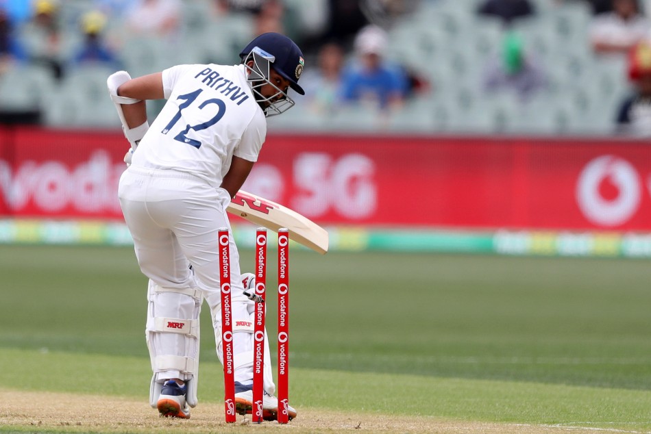 India Vs Australia: Prithvi Shaw criticised again as he fails to perform in Adelaide Test