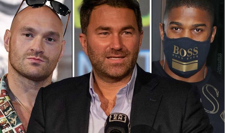 Anthony Joshua promoter Eddie Hearn reveals Tyson Fury message