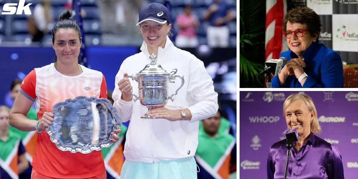 "The future of women's tennis burns so brightly" - Billie Jean King, Martina Navratilova and tennis world prai