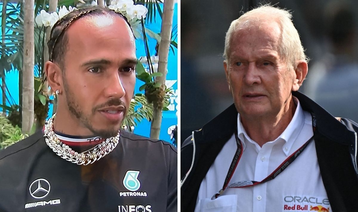 Lewis Hamilton lashes out at 'disrespectful' Helmut Marko after retirement comments