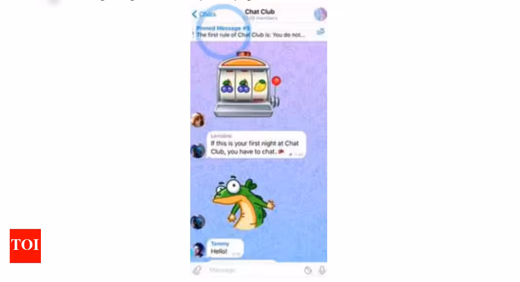 Telegram Messenger gets multiple pinned messages, live location and other new features - Times of India
