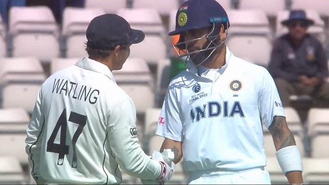 WTC Final: Virat Kohli congratulates BJ Watling on his last day in international cricket, ICC lauds Kohli
