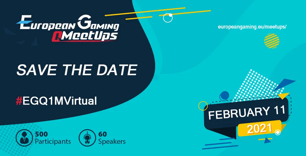 Save the date for the first Virtual Quarterly Meetup for the European and CIS Gaming industry in 2021