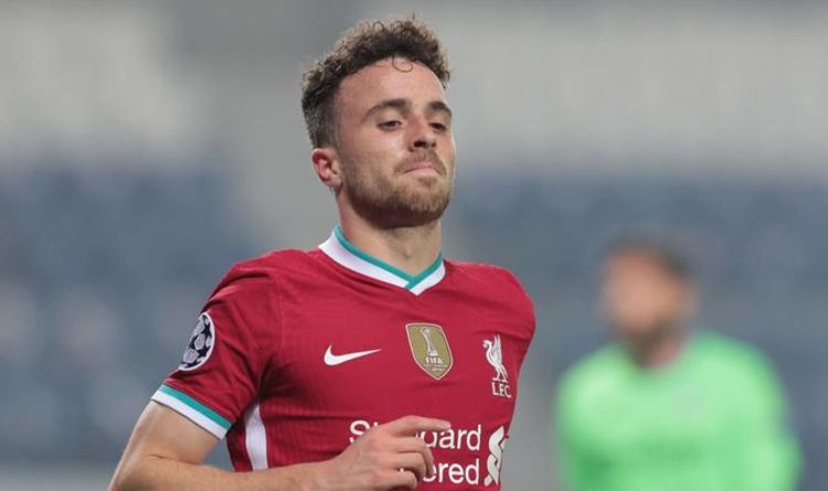 Liverpool ace Diogo Jota sparks injury fears after bagging hat-trick in Atalanta rout
