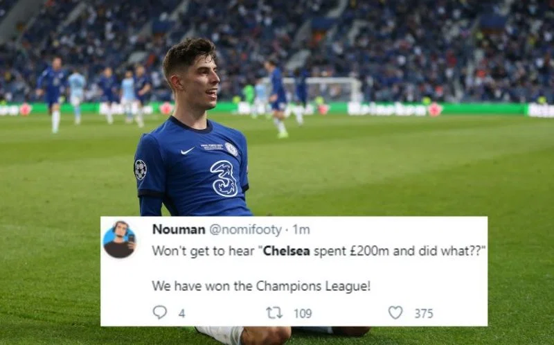 Twitter explodes as Chelsea beat Manchester City to win the UEFA Champions League