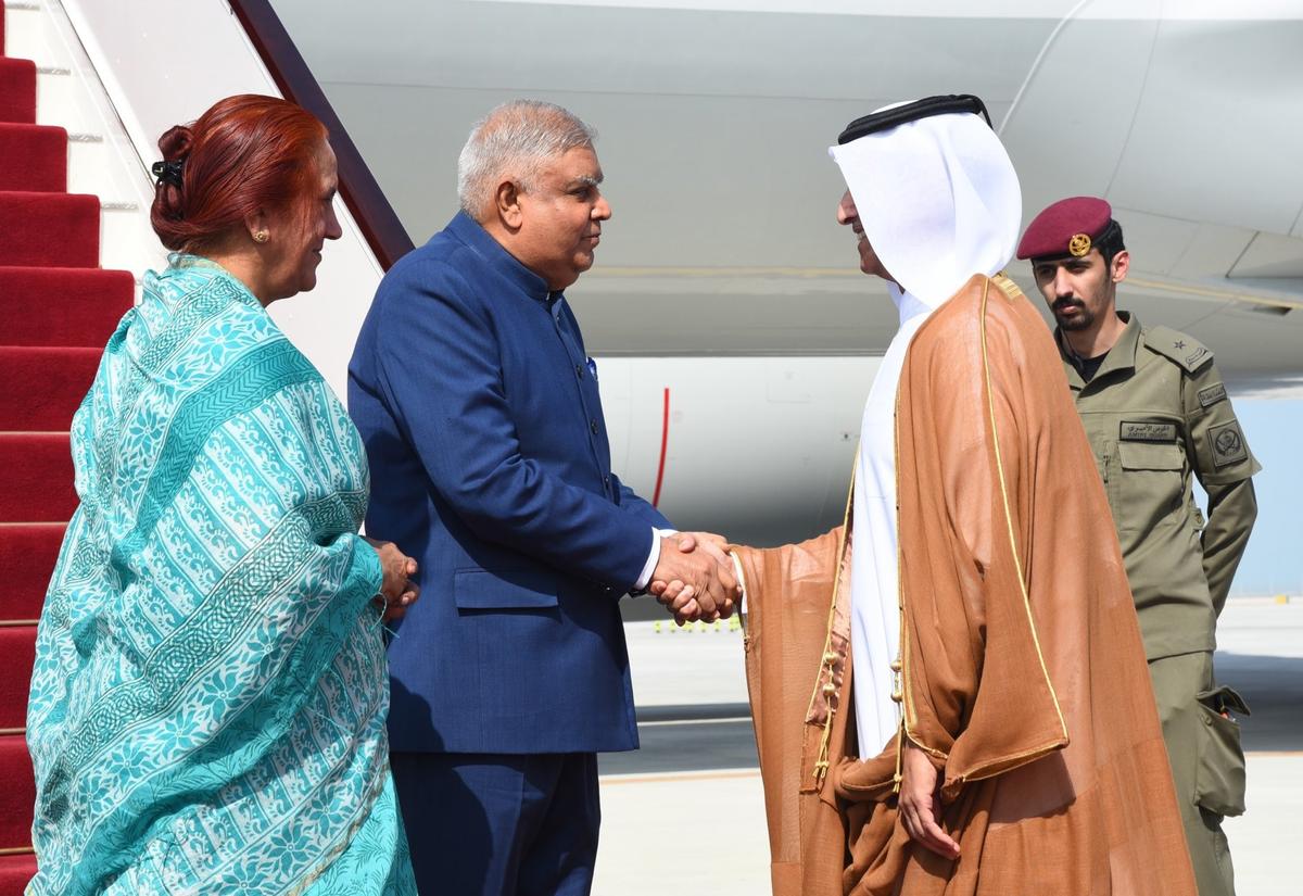 With Vice-President Jagdeep Dhankhar in Doha, calls grow for release of 8 ex-Navy men