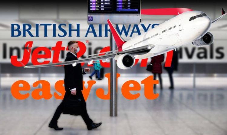 Flights: Latest updates for BA, TUI, easyJet, Ryanair & Jet2 as travel corridors halt