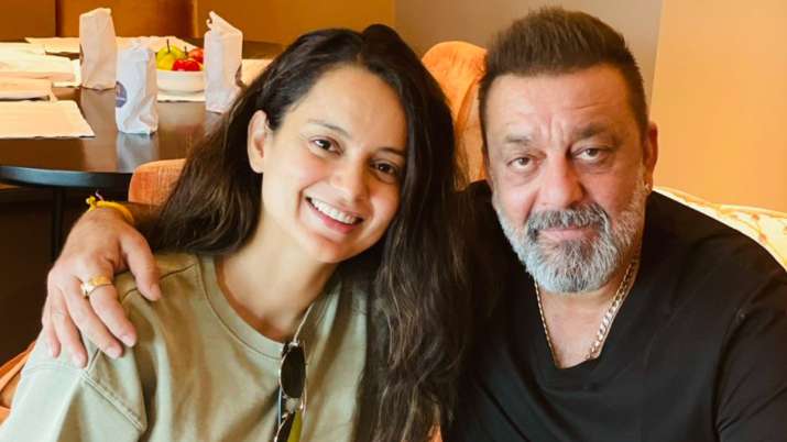 Kangana Ranaut checks up on Sanjay Dutt's health as they stay in same hotel, says 'looks even more handsome'