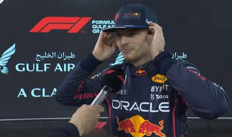 Max Verstappen taunts Lewis Hamilton after securing second place at Bahrain GP qualifying