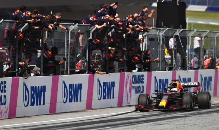 Austrian Grand Prix LIVE: Max Verstappen away and clear as Hamilton passes Norris