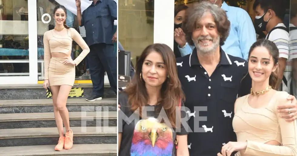Ananya Panday, Chunky Panday And Bhavana Pandey Come Together For A Special Shoot