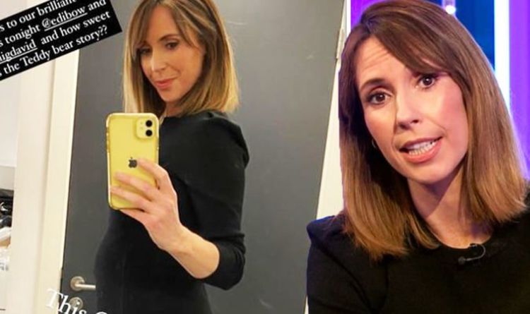 Alex Jones: The One Show host shares snap of blossoming baby bump in pregnancy update