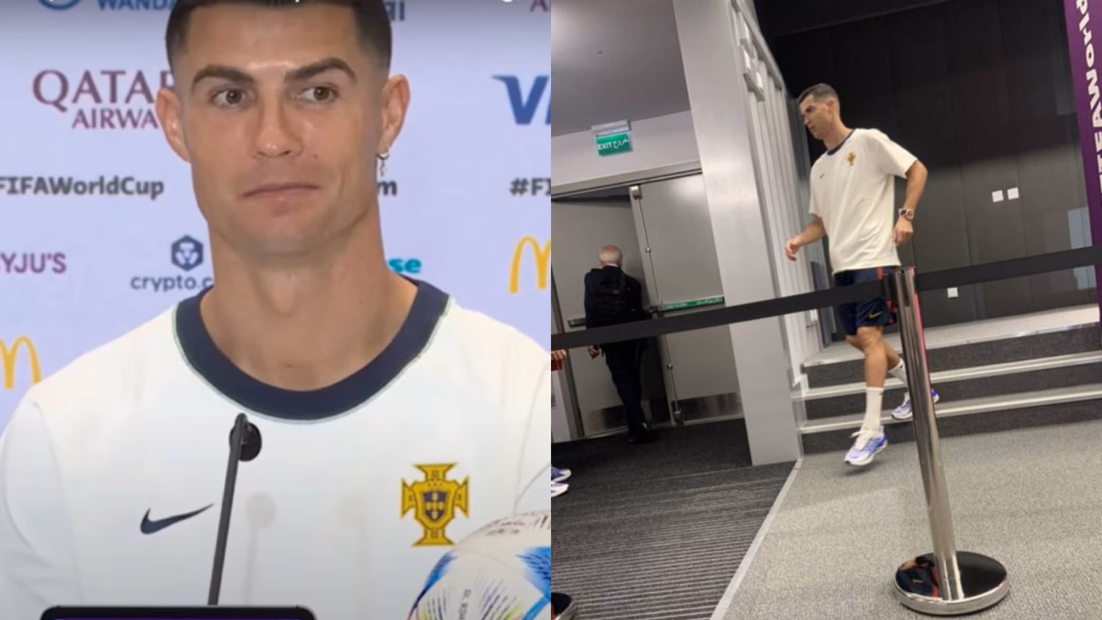 Cristiano Ronaldo shuts reporter's Manchester United query with blunt reply in two-minute long press conferenc
