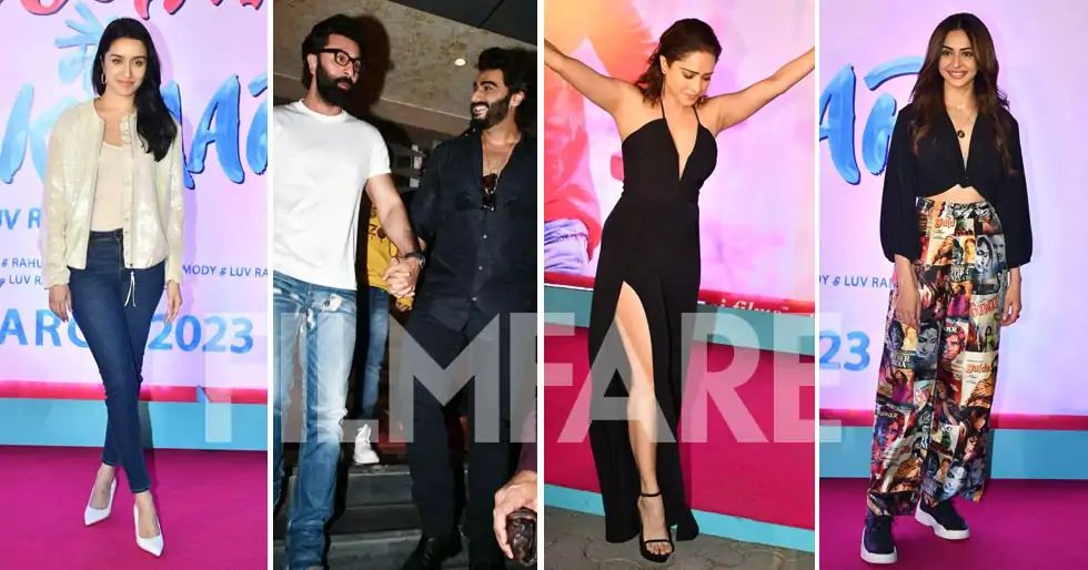 Tu Jhoothi Main Makkaar: Ranbir Kapoor, Shraddha Kapoor and others arrive in style at the screening