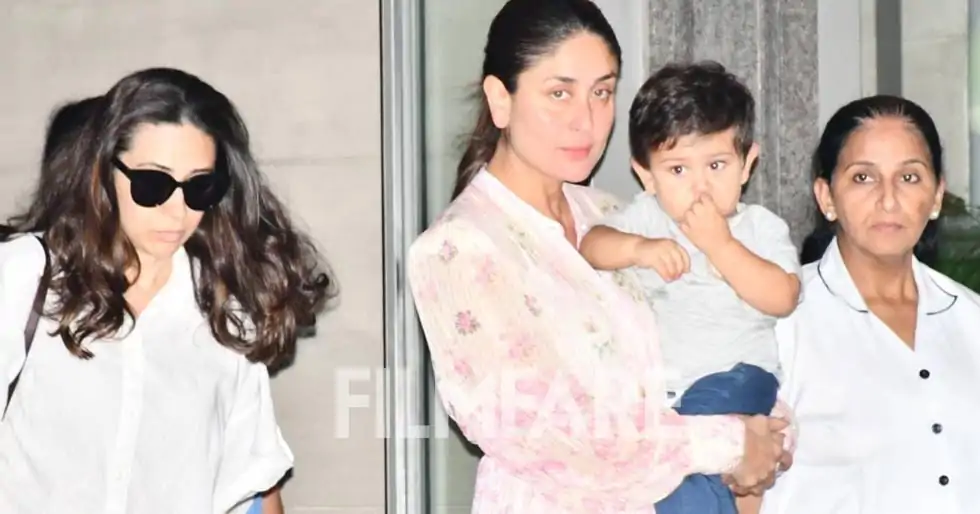 Kareena Kapoor Khan, Karisma Kapoor visit Randhir Kapoor in Bandra. See pics: