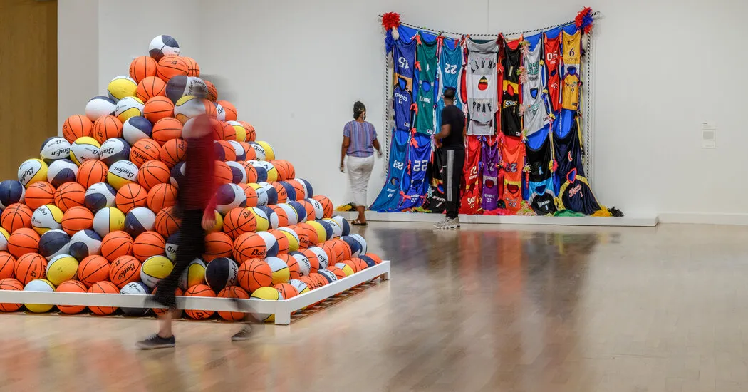 The Art World Loves Basketballs. And Hoops and Jerseys and Backboards.