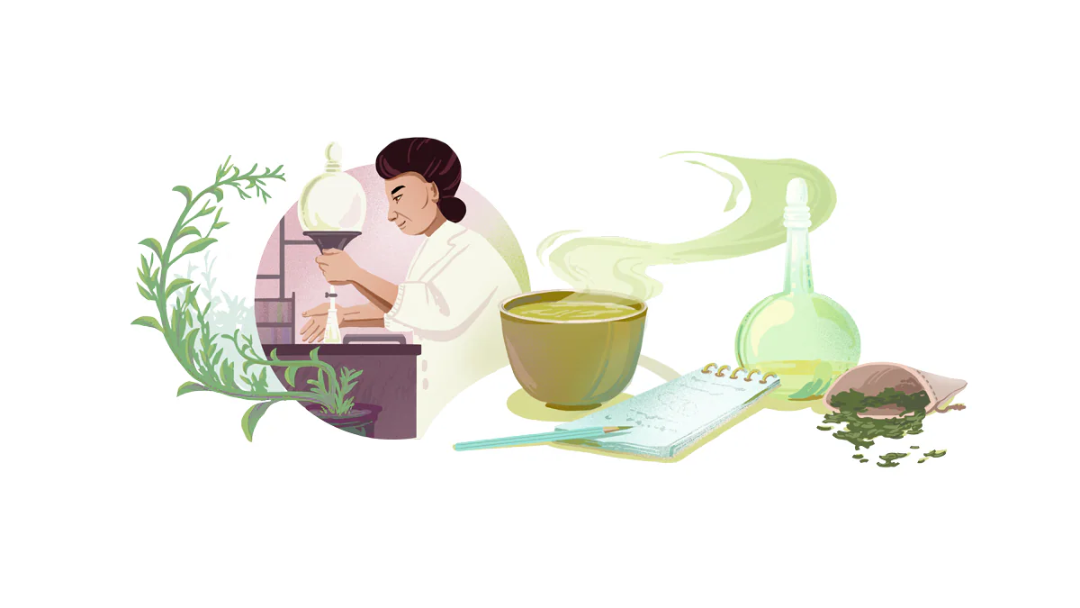 Google Doodle Marks Green Tea Researcher Michiyo Tsujimura’s 133rd Birthday