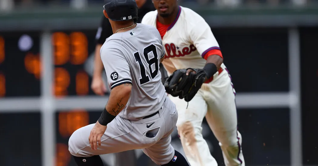 Yankees Troubles Worsen in Blowout Loss to Phillies