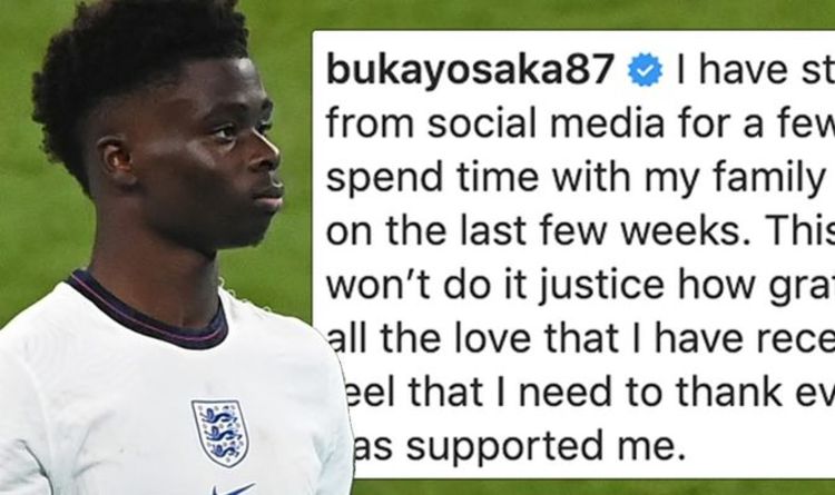 Bukayo Saka calls out social media companies for 'not doing enough' to stop racial abuse
