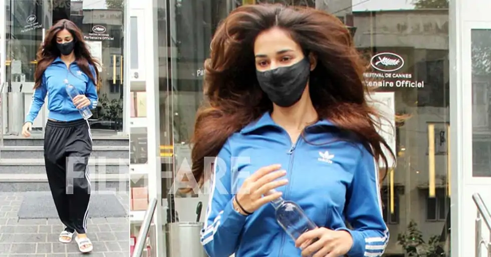 Pictures: Disha Patani photographed outside a salon in Bandra