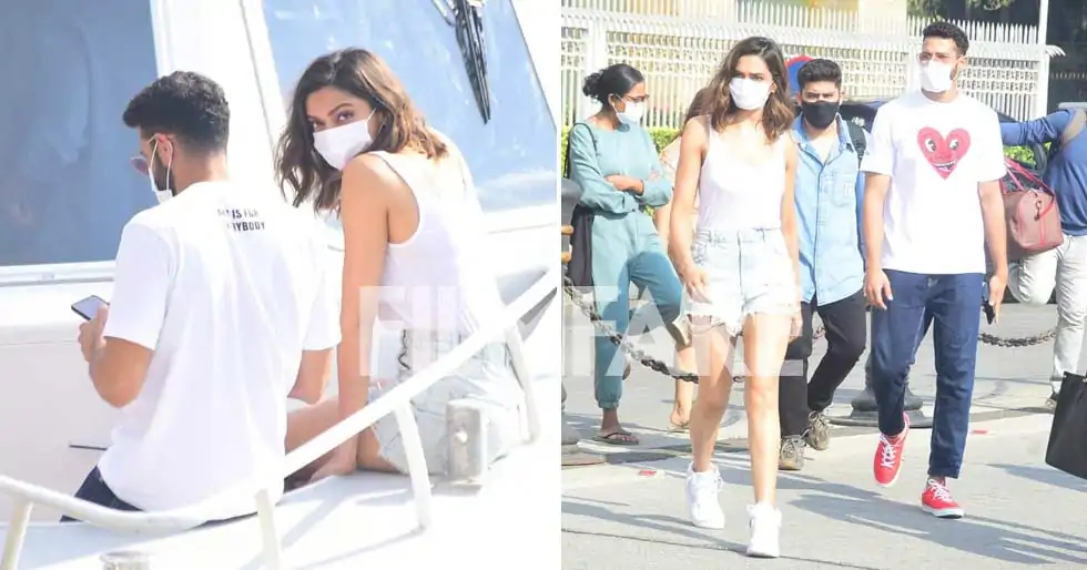 Photos: Deepika Padukone and Siddhant Chaturvedi spotted together