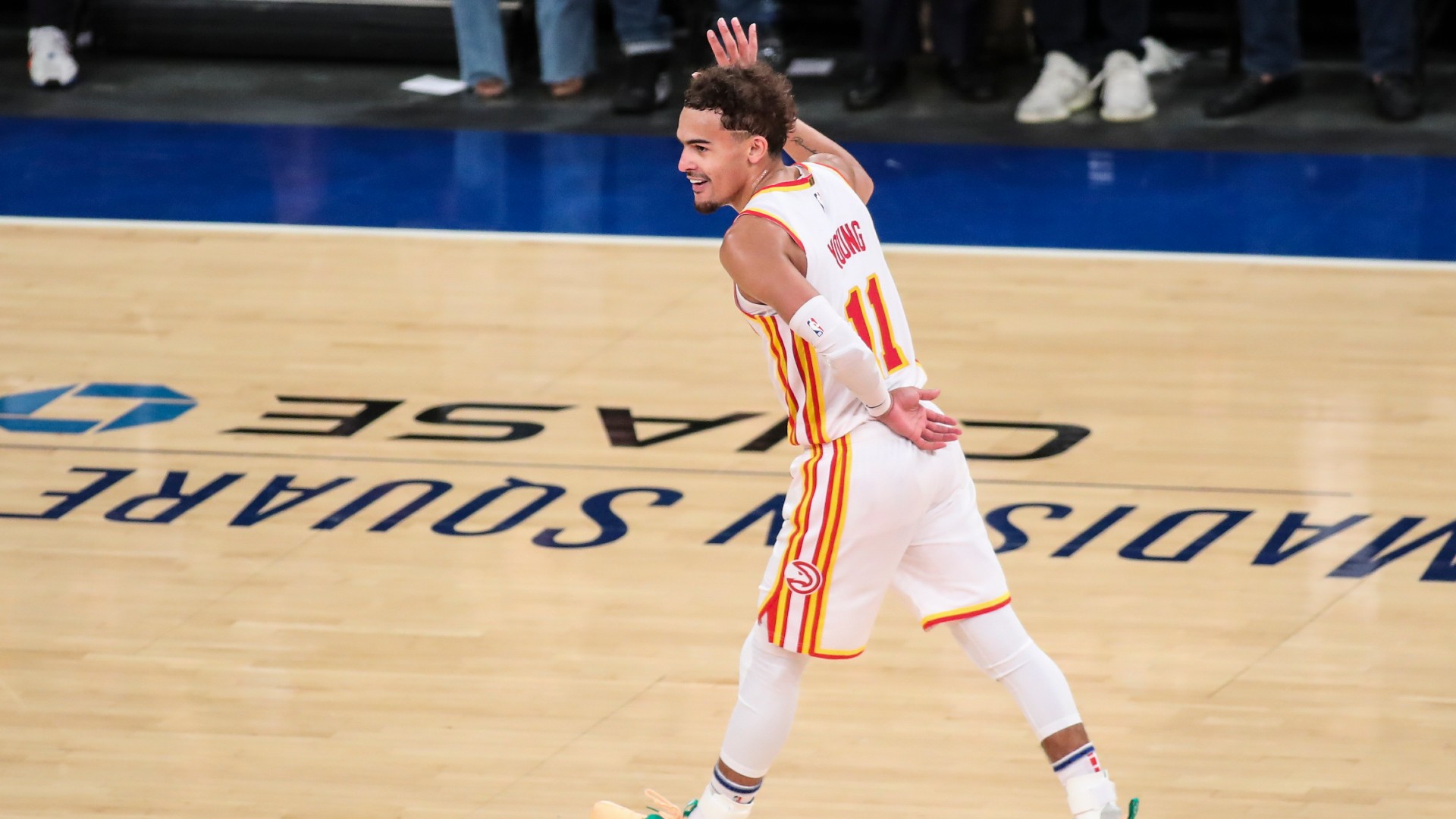 Knicks superfan Spike Lee appears to leave Game 5 early, miss Trae Young's final dagger