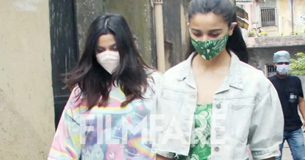 Alia Bhatt steps out for sister Shaheen Bhatt’s birthday lunch