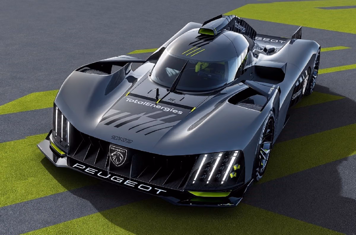 Peugeot 9X8 Le Mans Hypercar racer revealed