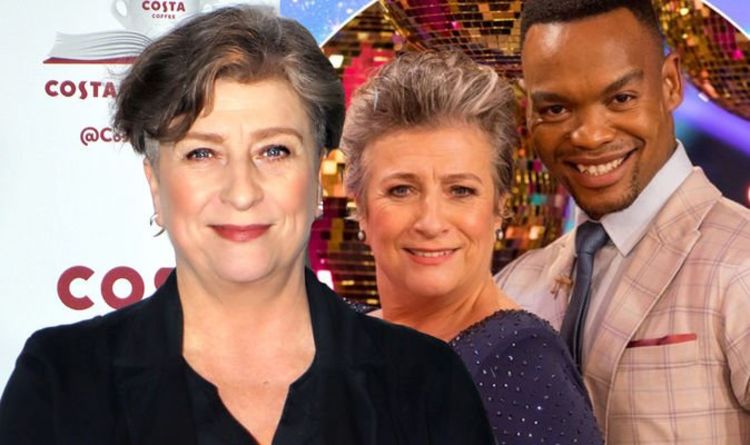 Caroline Quentin worries about weeing on Johannes during Strictly training