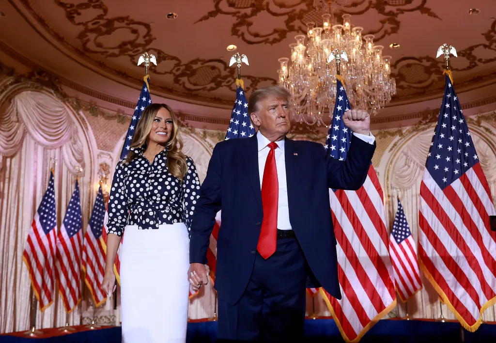 Donald Trump Announces Presidential Run and Melania Trump Plays Up American Designer Label
