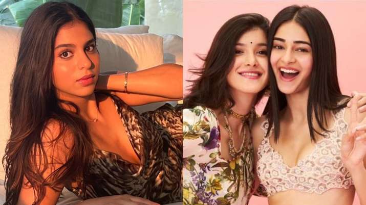 Suhana Khan sets internet ablaze with her golden-hour pics; Ananya Panday, Shanaya have this to say