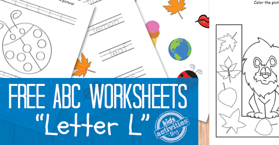 Letter L Worksheets Free Kids Printable | Kids Activities Blog