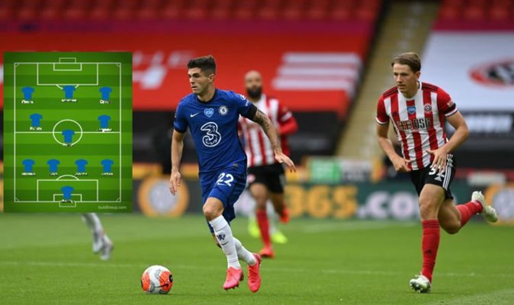 Chelsea team news: Expected 4-3-3 vs Sheffield United as Christian Pulisic returns