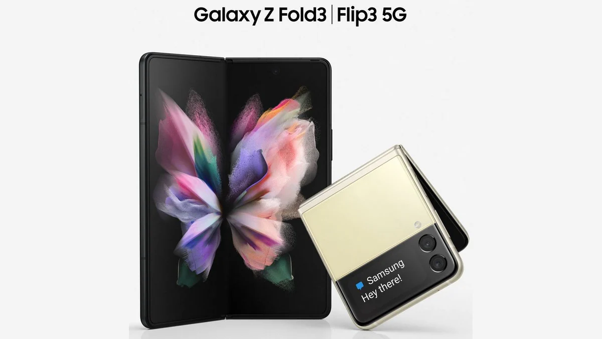 Samsung Galaxy Z Fold 3, Galaxy Z Flip 3 Official-Looking Renders Out