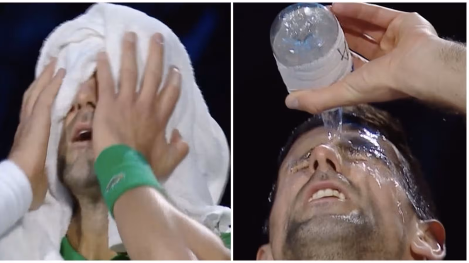 Watch: Djokovic gasps for breath, trembles during ‘grueling battle’ against Medvedev in ATP Finals