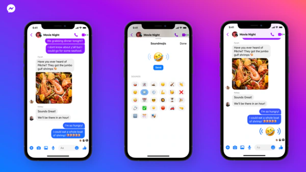 Facebook launches voice emojis for Messenger.