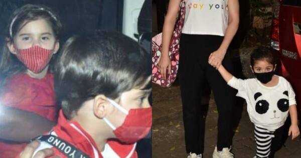 Yash and Roohi Johar, Inaaya Naumi Kemmu, Mehr Bedi attend Rani Mukerji's daughter Adira's barbie themed birth