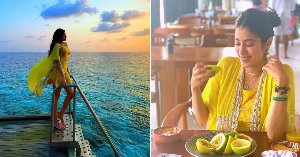 Janhvi Kapoor has a blast in Maldives - see pictures